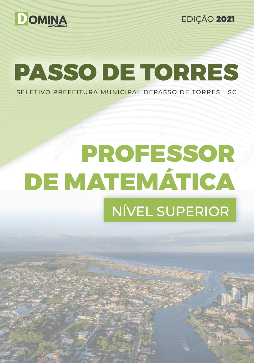 Apostila Pref Passo Torres SC 2021 Professor de Matemática