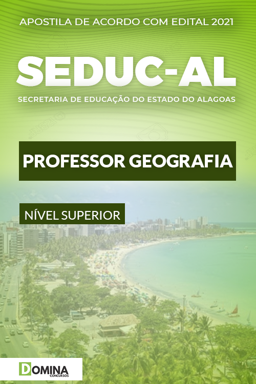 Apostila Concurso Público SEDUC AL 2021 Professor Geografia