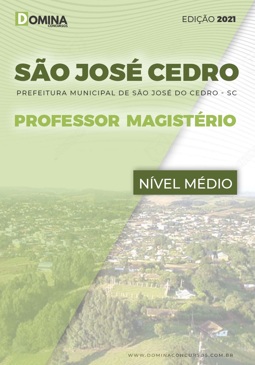 Apostila São José do Cedro SC 2021 Professor Magistério