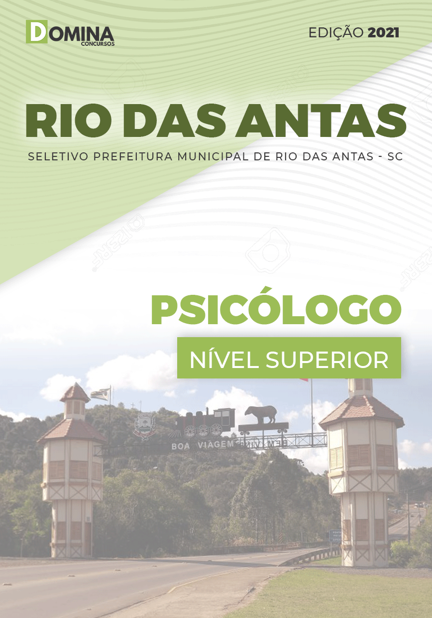 Apostila Seletivo Pref Rio das Antas SC 2021 Psicólogo