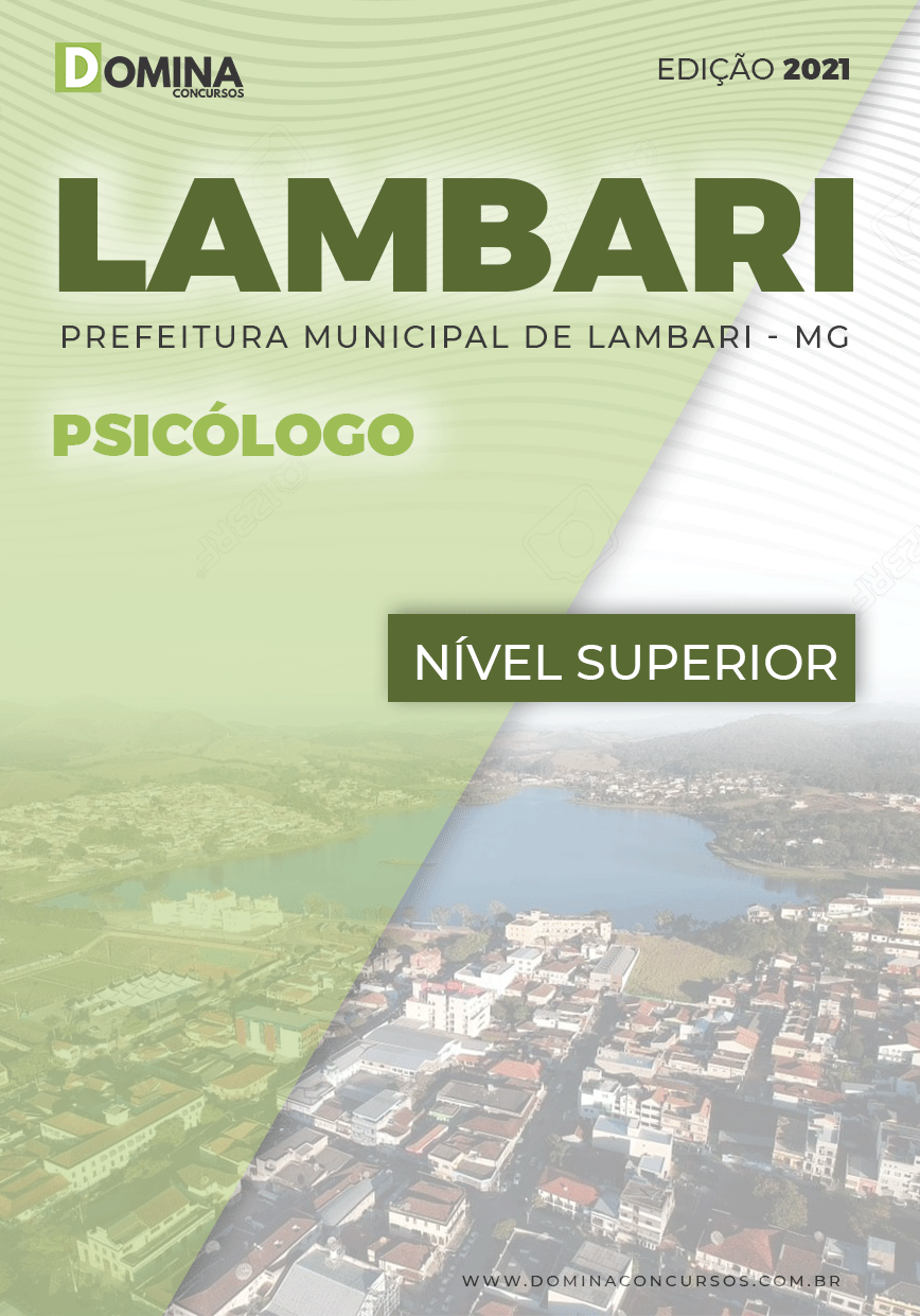 Apostila Concurso Público Pref Lambari MG 2021 Psicólogo