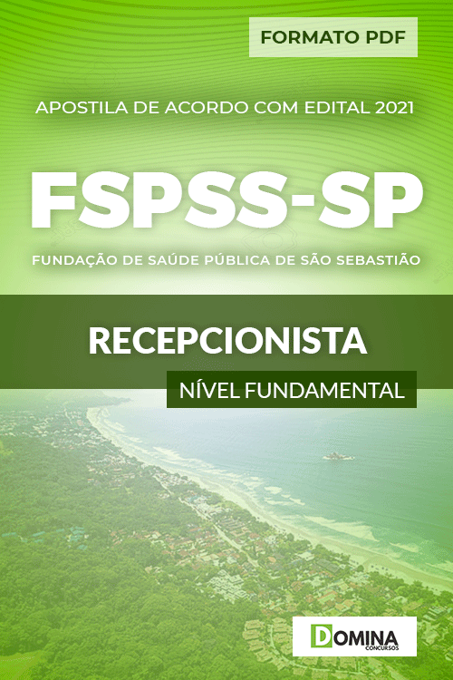 Apostila Processo Seletivo FSPSS SP 2021 Recepcionista