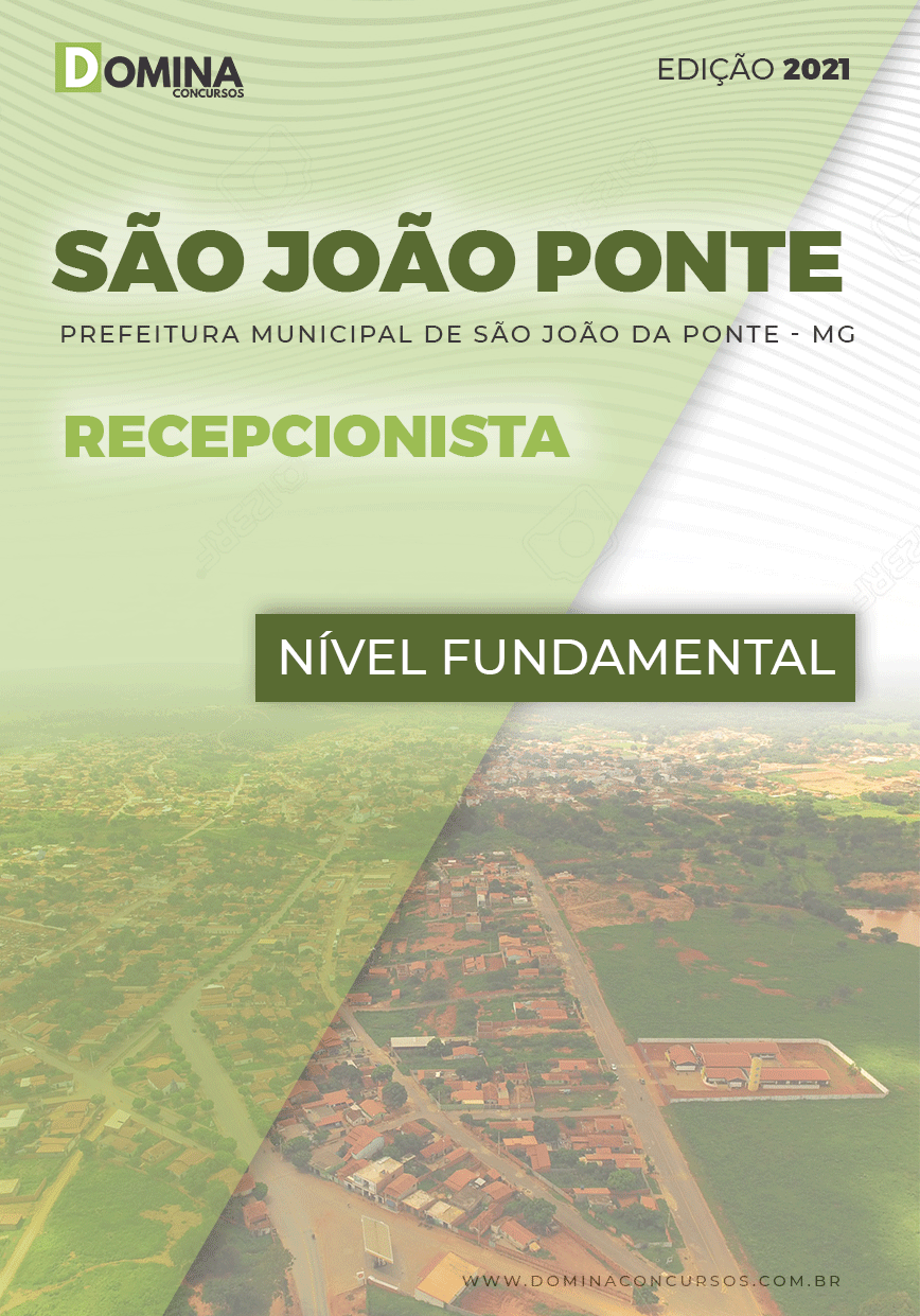 Apostila Pref São João da Ponte MG 2021 Recepcionista