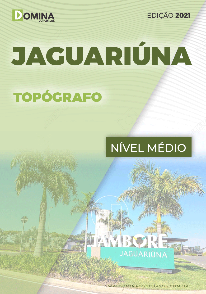 Apostila Concurso Pref Jaguariúna SP 2021 Topógrafo