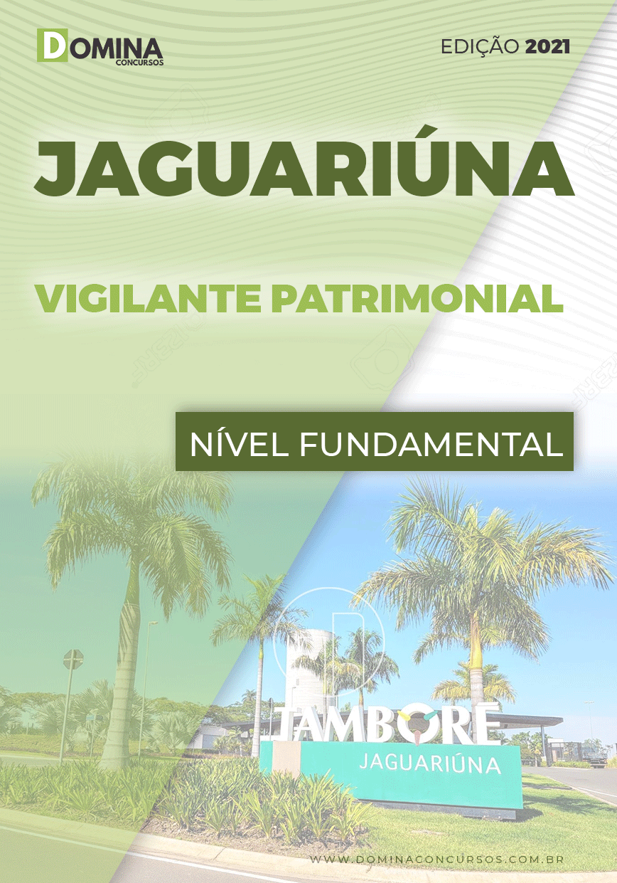 Apostila Concurso Pref Jaguariúna SP 2021 Vigilante Patrimonial