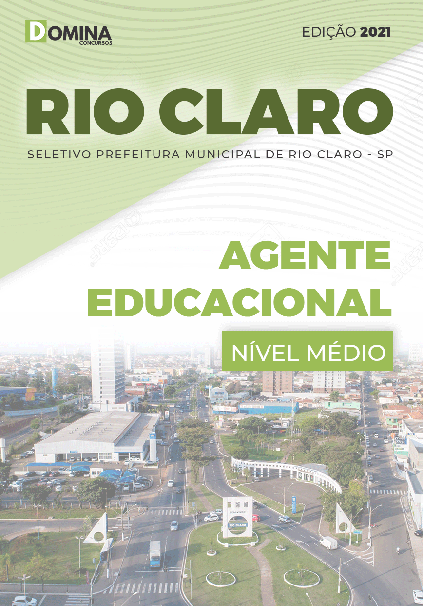 Apostila Seletivo Pref Rio Claro SP 2021 Agente Educacional