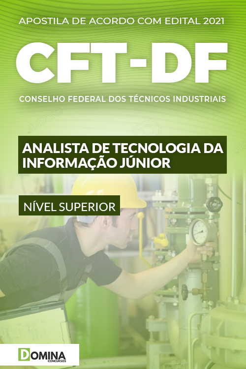 Apostila CFT DF 2021 Analista de Tecnologia da Informação Júnior