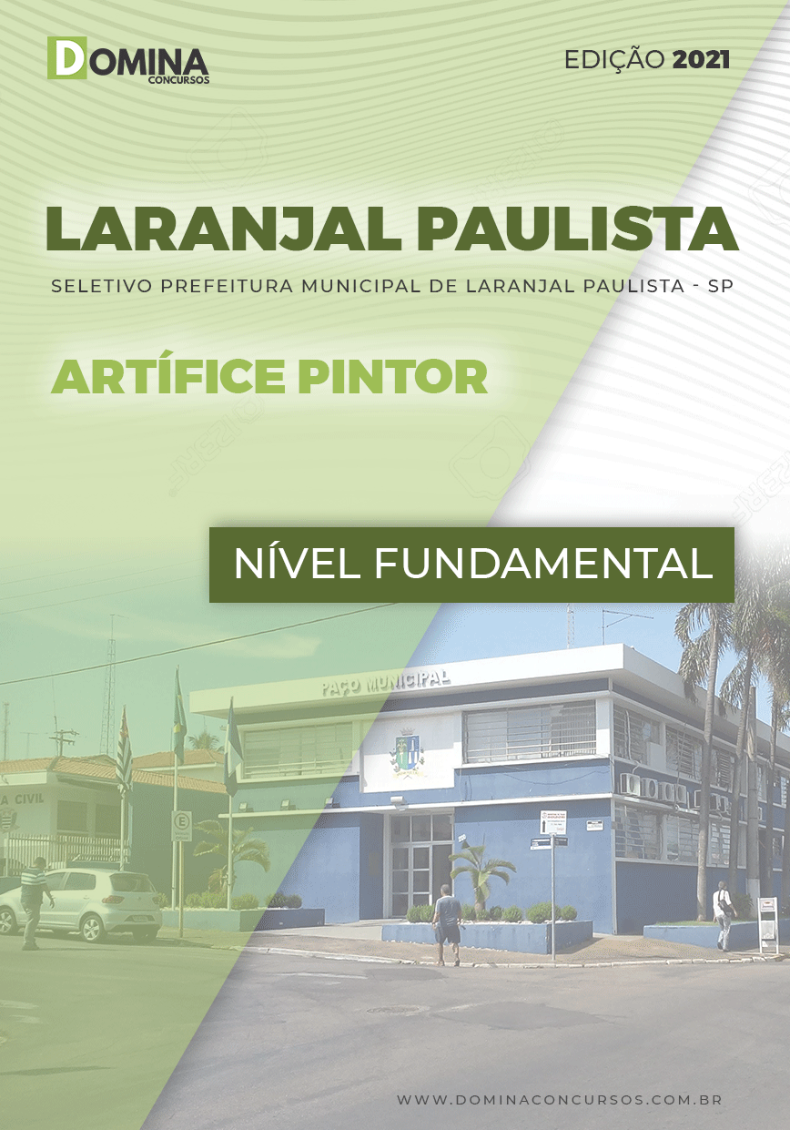 Apostila Seletivo Pref Laranjal Paulista SP 2021 Artífice Pintor