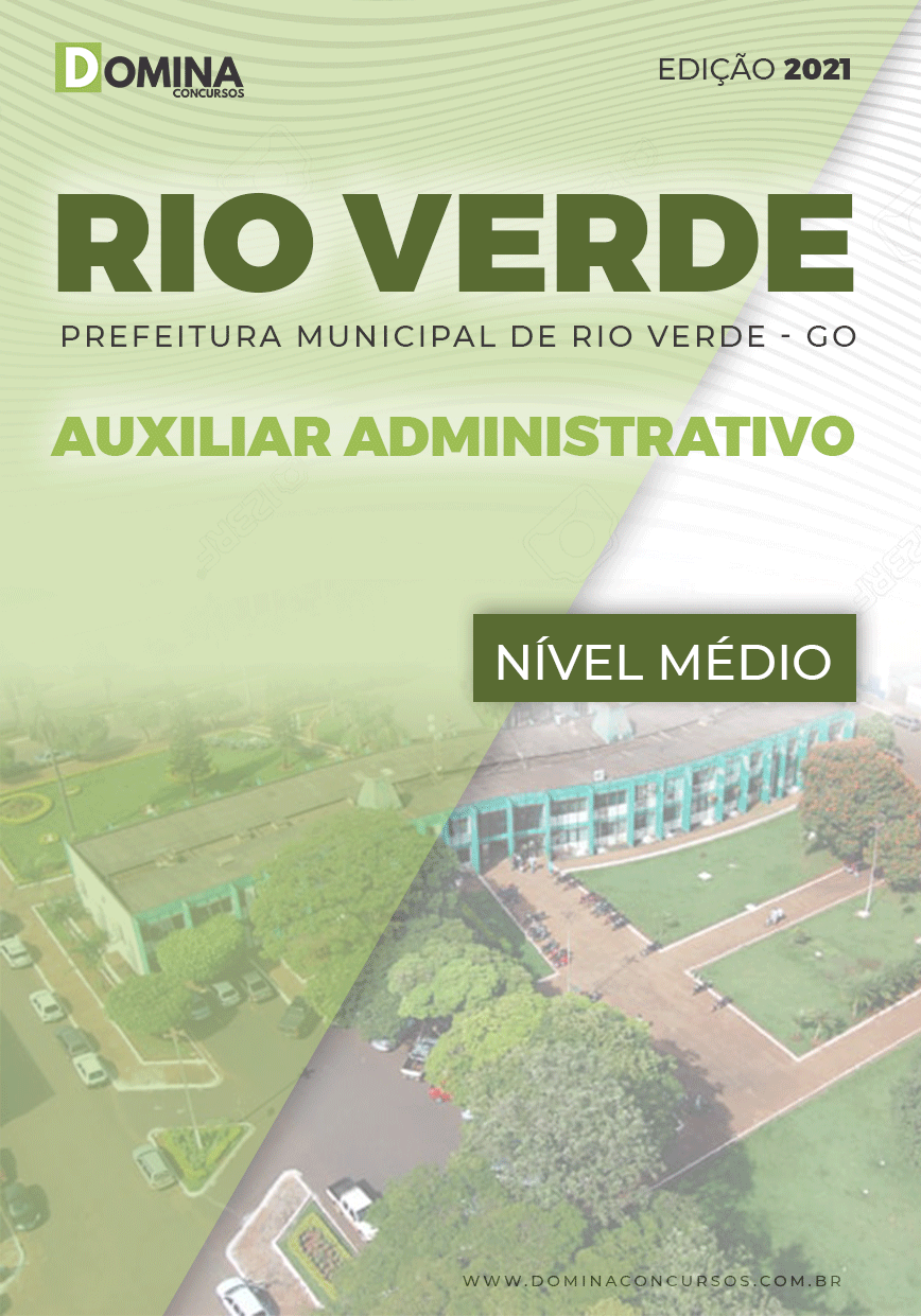 Apostila Concurso Pref Rio Verde GO 2022 Auxiliar Administrativo