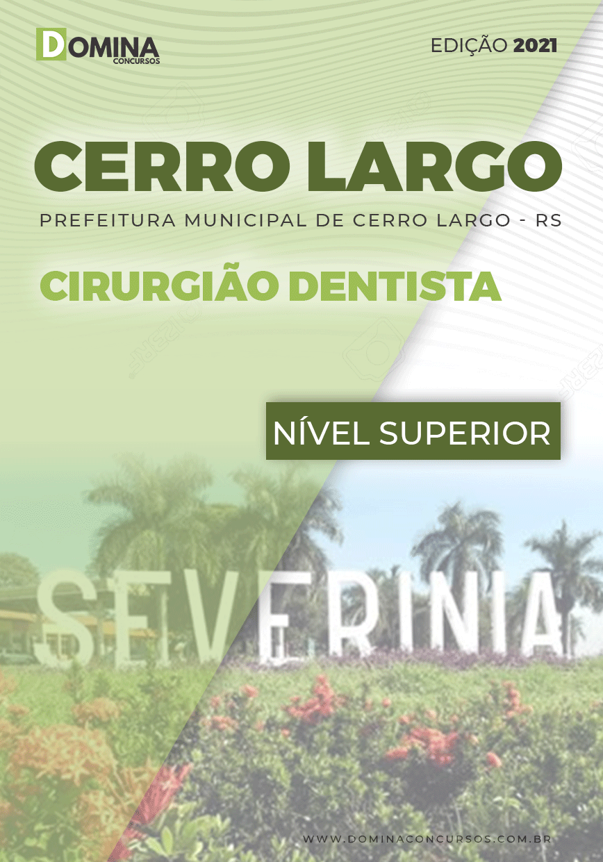 Apostila Concurso Pref Cerro Largo RS 2021 Cirurgião Dentista