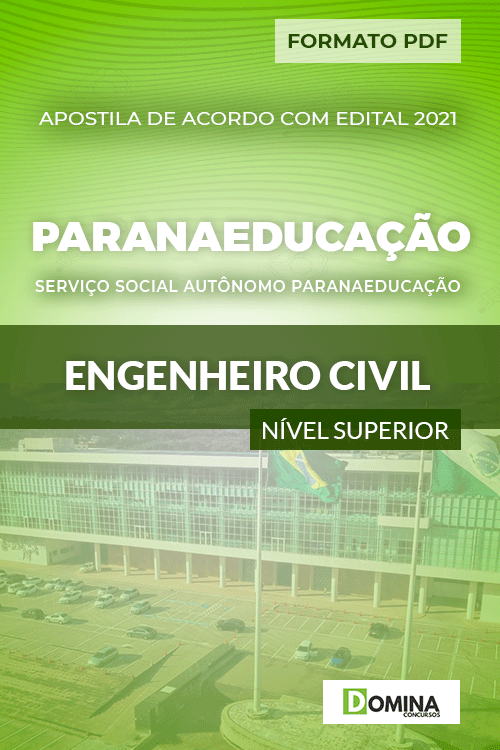 Apostila Seletivo ParanaEducação PR 2021 Engenheiro Civil