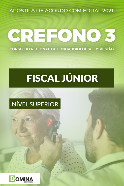 Apostila Concurso Público CREFONO 3 2021 Fiscal Junior
