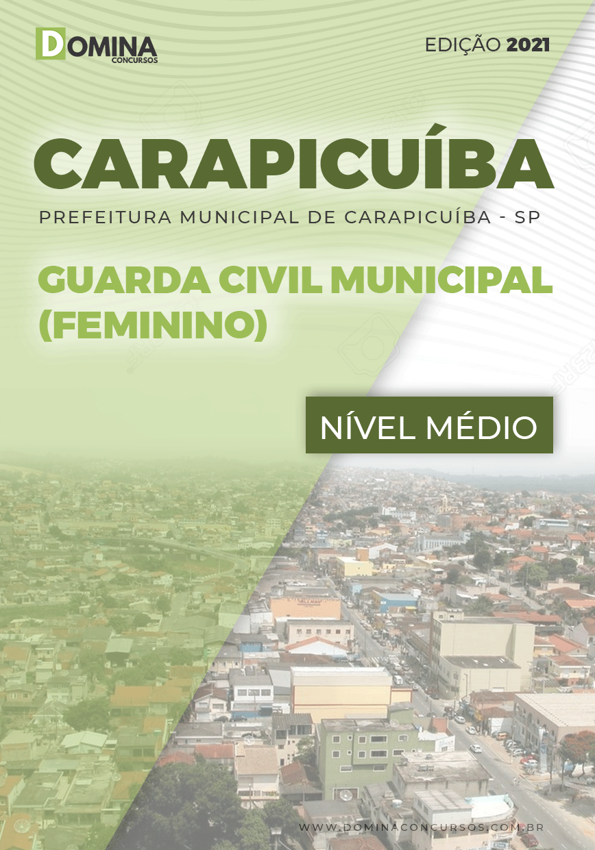 Apostila Pref Carapicuíba SP 2021 Guarda Civil Municipal