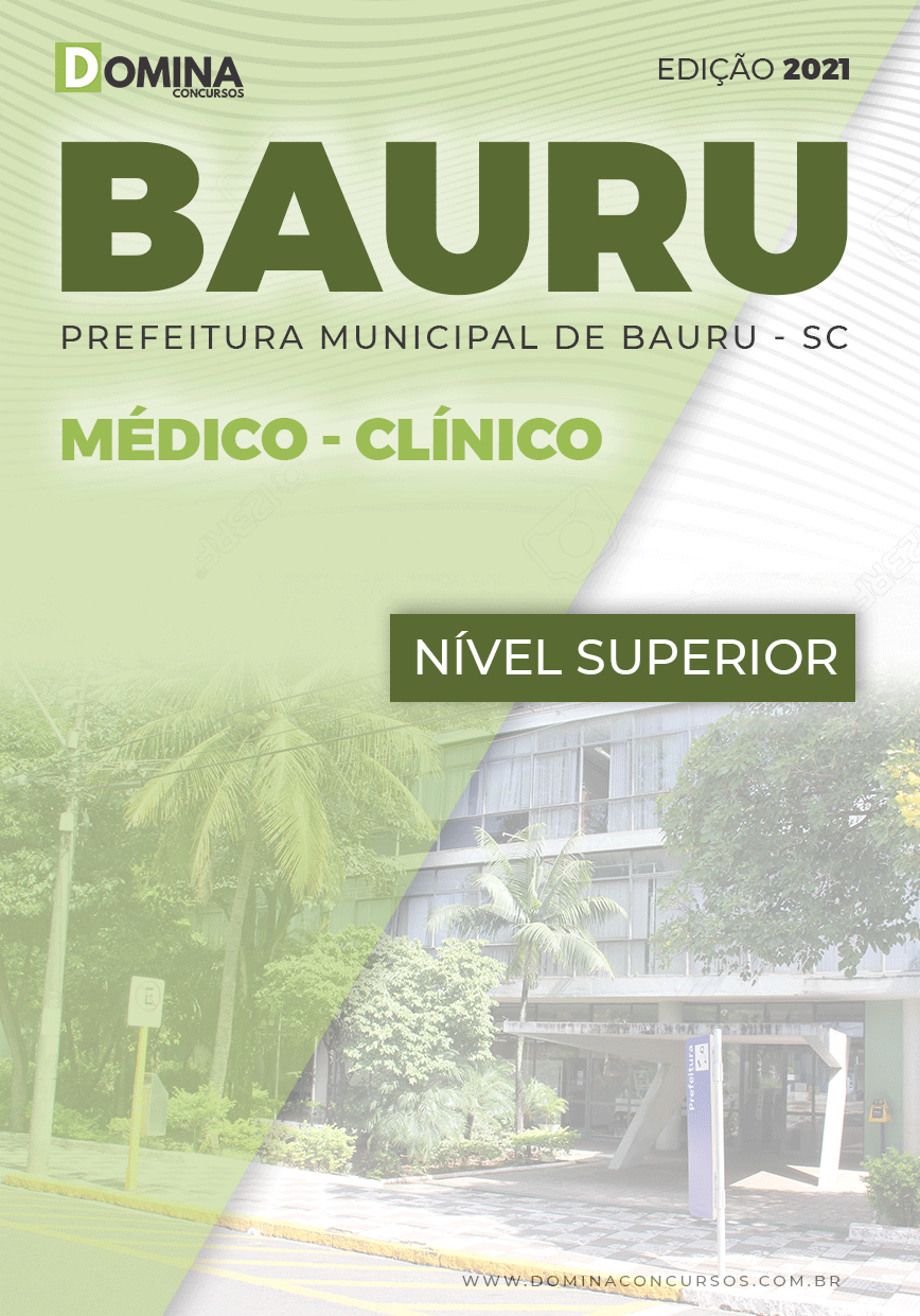 Apostila Concurso Pref Bauru SP 2021 Médico Clínico