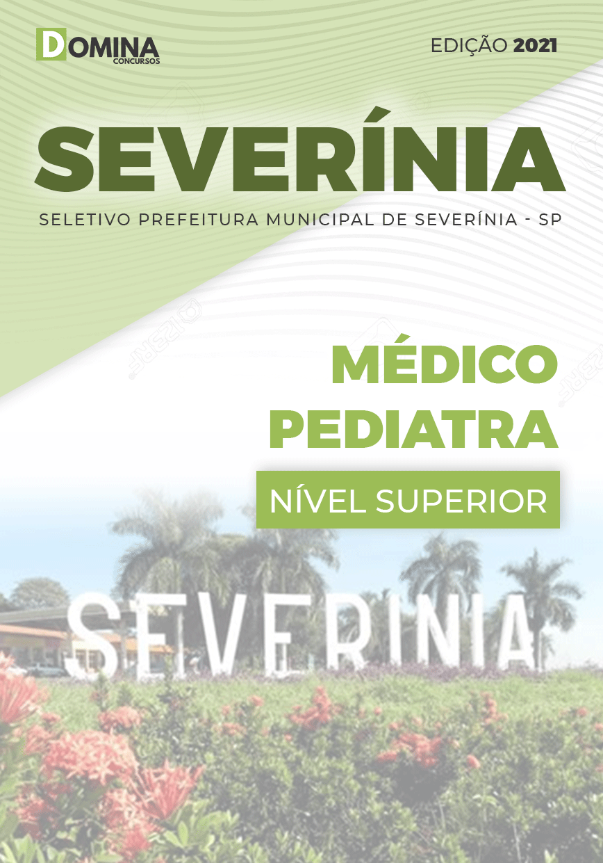 Apostila Seletivo Pref Severínia SP 2021 Médico Pediatra