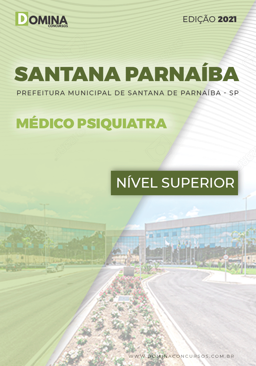 Apostila Pref Santana Parnaíba SP 2021 Médico Psiquiatra