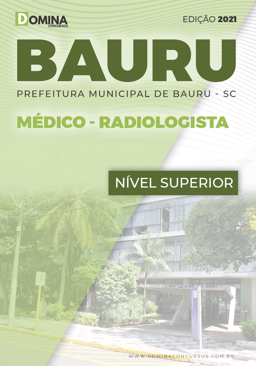 Apostila Concurso Pref Bauru SP 2021 Médico Radiologista