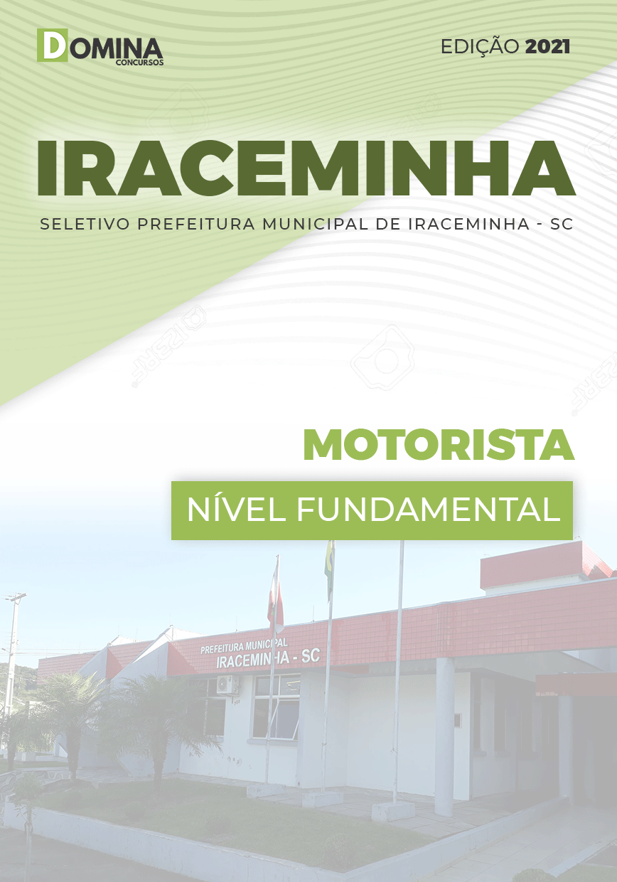 Apostila Concurso Pref Iraceminha SC 2021 Motorista