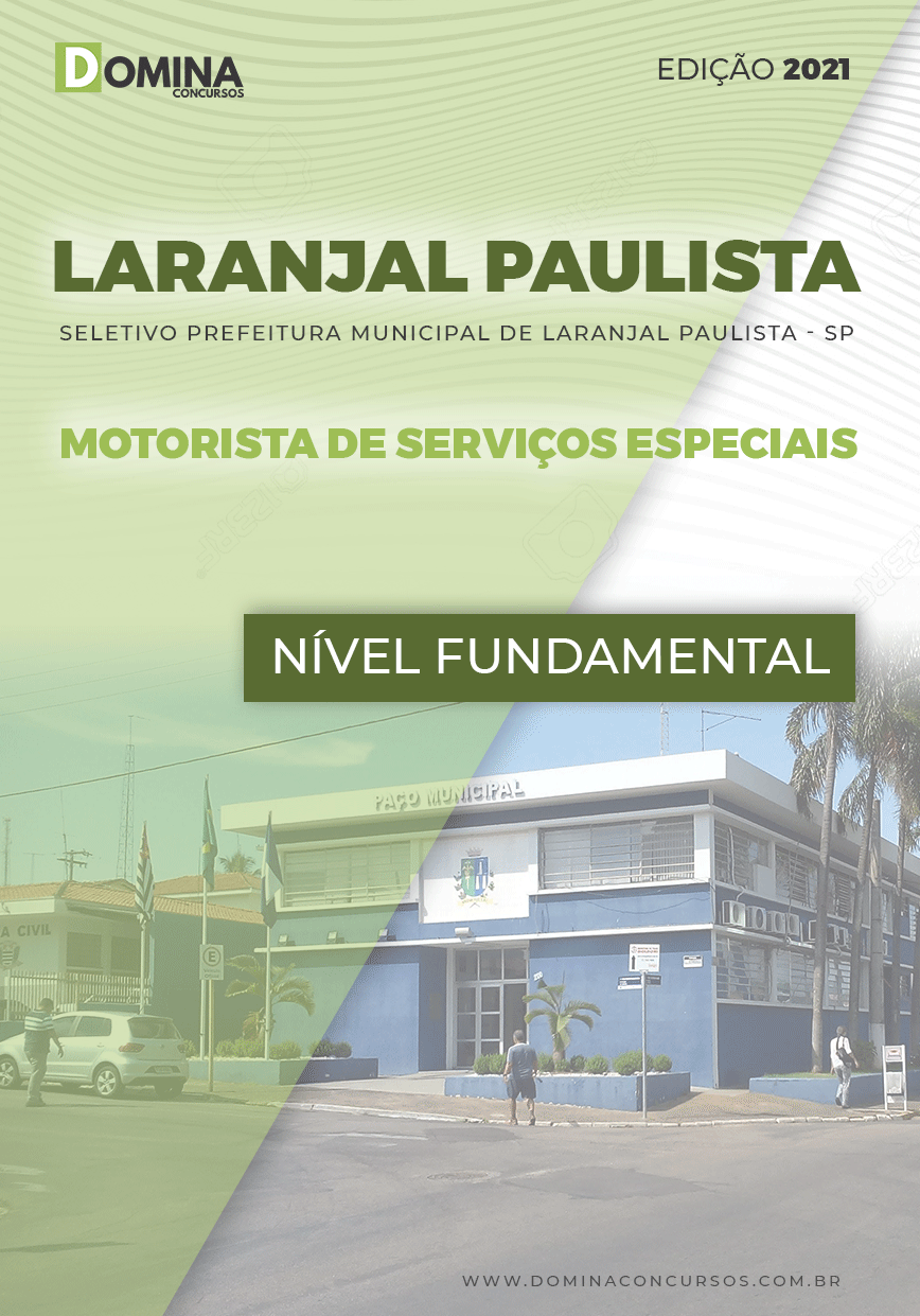 Apostila Pref Laranjal Paulista SP 2021 Motorista de Serviços Especiais