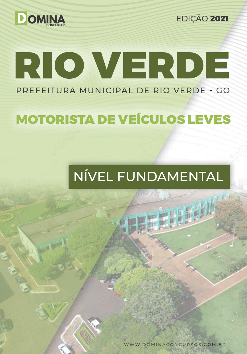 Apostila Pref Rio Verde GO 2022 Motorista de Veículos Leves