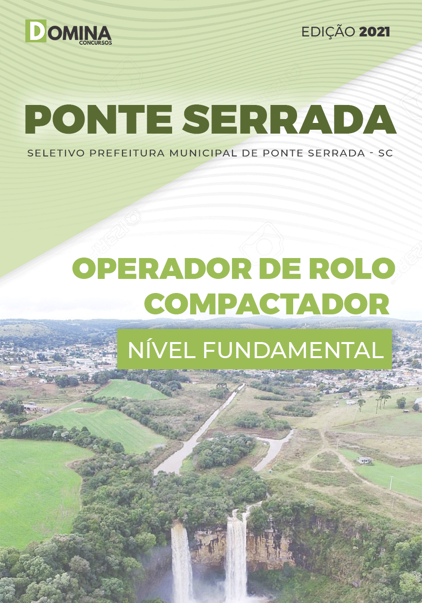 Apostila Pref Ponte Serrada SC 2021 Operador Rolo Compactador