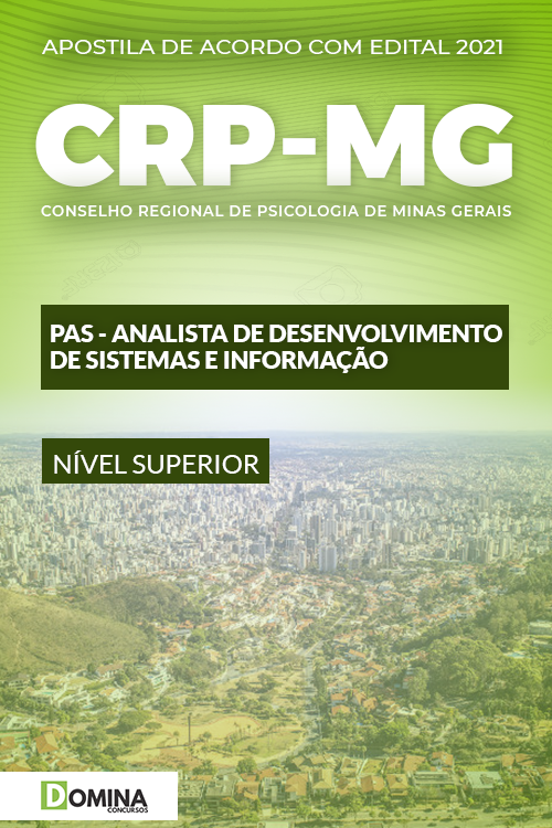 Apostila CRP MG 2021 PAS Analista de Sistemas e Informação
