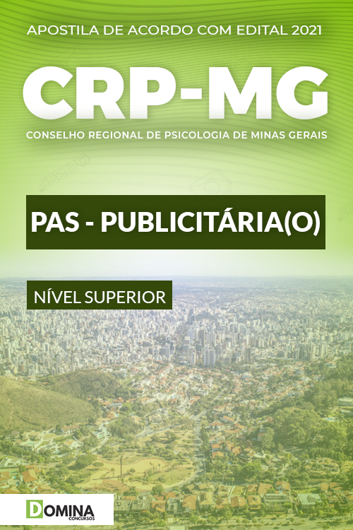 Apostila Concurso Público CRP MG 2021 PAS Publicitário