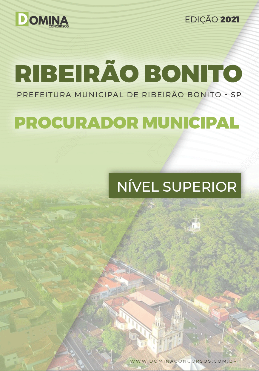 Apostila Pref Ribeirão Bonito SP 2021 Procurador Municipal