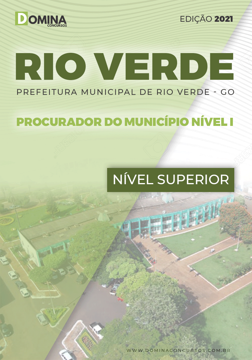 Apostila Pref Rio Verde GO 2022 Procurador do Município Nível I
