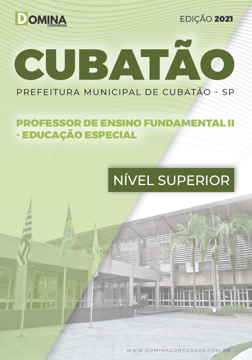 Apostila Pref Cubatão SP 2021 Prof Fundamental II Educação Especial