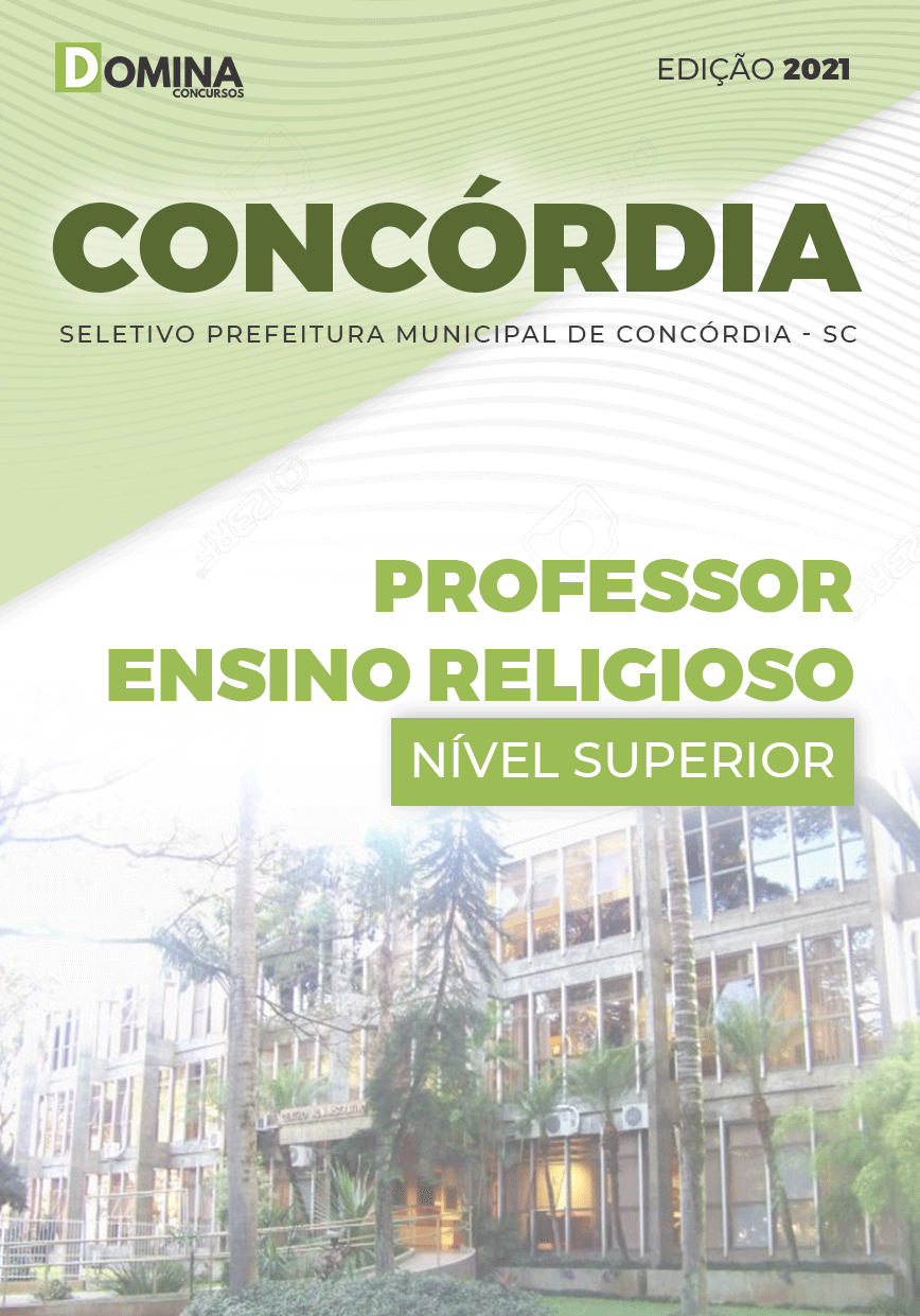 Apostila Pref Concórdia SC 2021 Professor Ensino Religioso