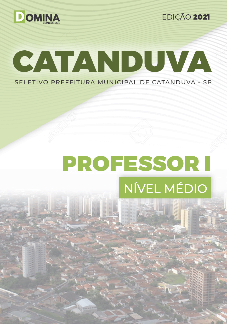 Apostila Seletivo Pref Catanduva SP 2021 Professor I