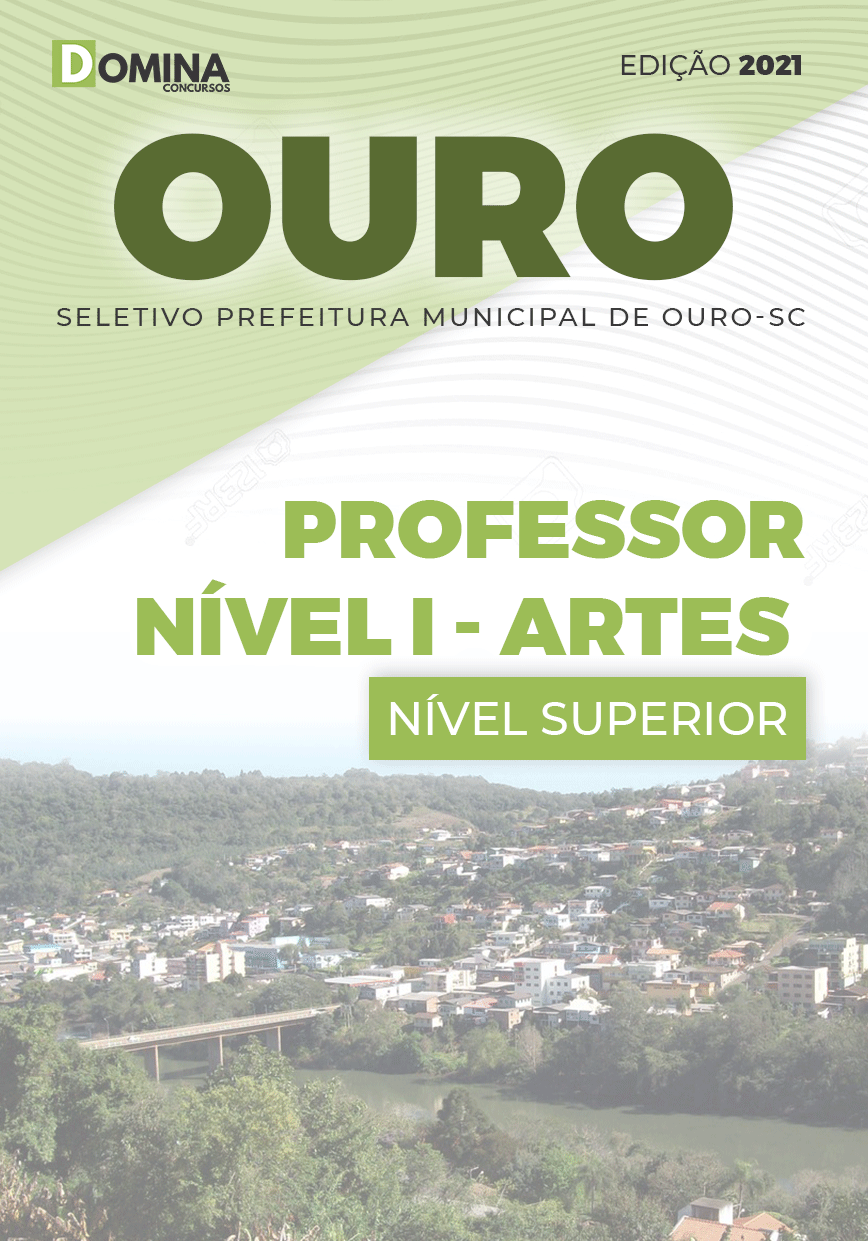 Apostila Seletivo Pref Ouro SC 2021 Professor Nível I Artes