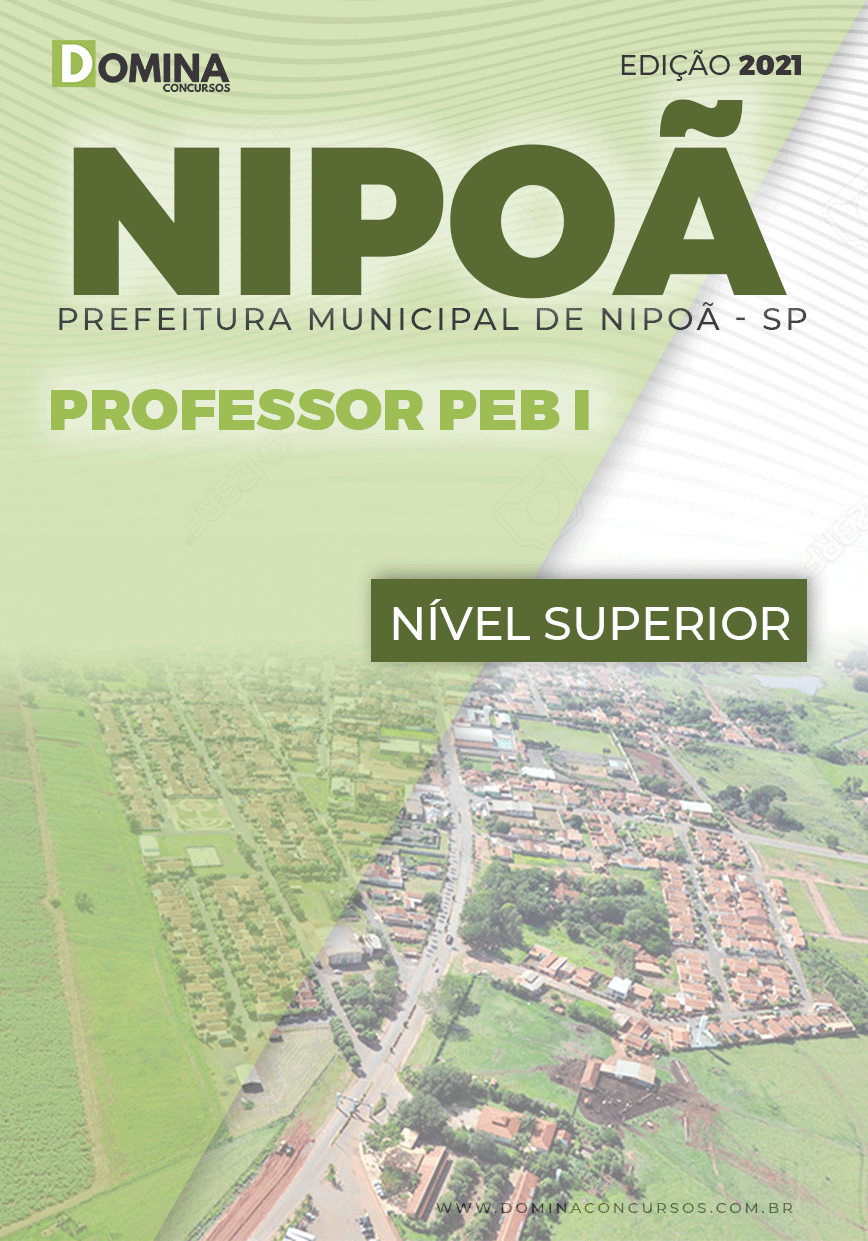 Apostila Concurso Público Pref Nipoã SP 2021 Professor PEB I