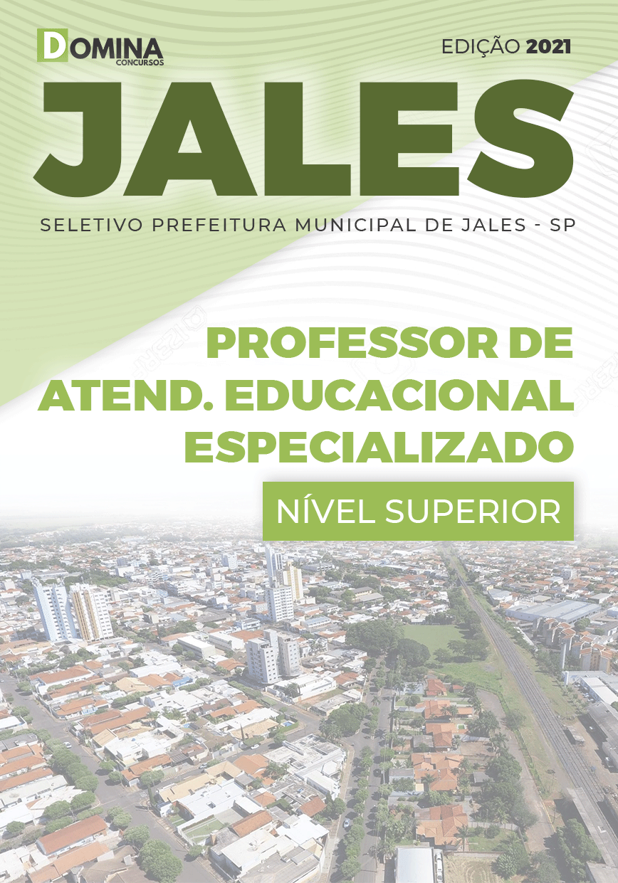 Apostila Pref Jales SP 2021 Professor de Atendimento Educacional