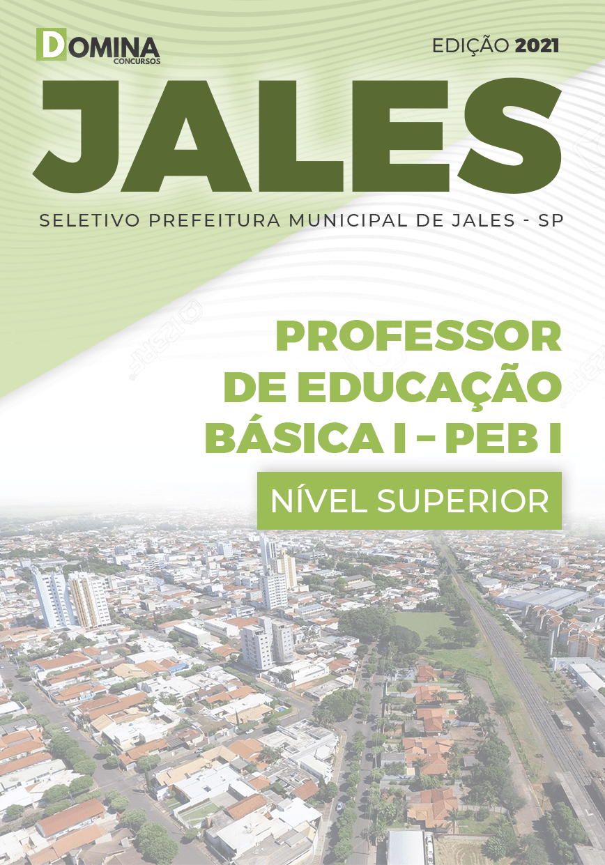 Apostila Pref Jales SP 2021 Professor de Educação Básica I PEB I