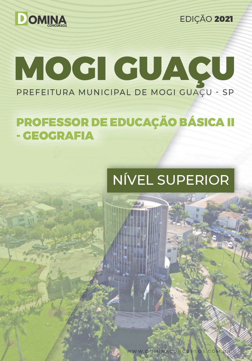 Apostila Pref Mogi Guaçu SP 2021 Professor II Geografia