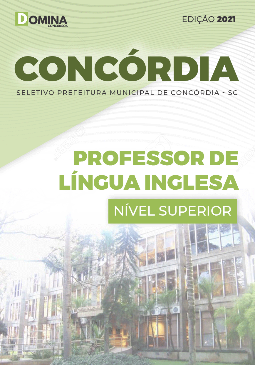 Apostila Pref Concórdia SC 2021 Professor de Língua Inglesa