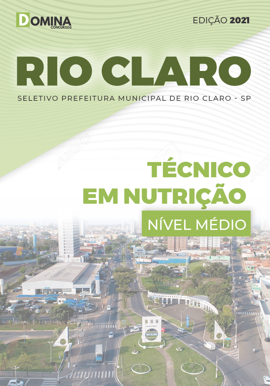 Apostila Seletivo Pref Rio Claro SP 2021 Técnico em Nutrição