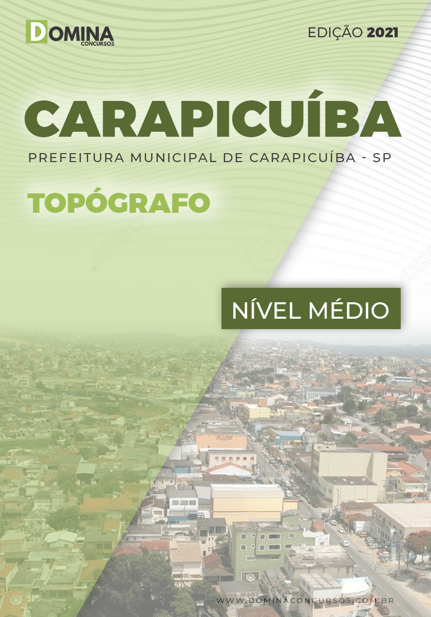 Apostila Concurso Pref Carapicuíba SP 2021 Topógrafo