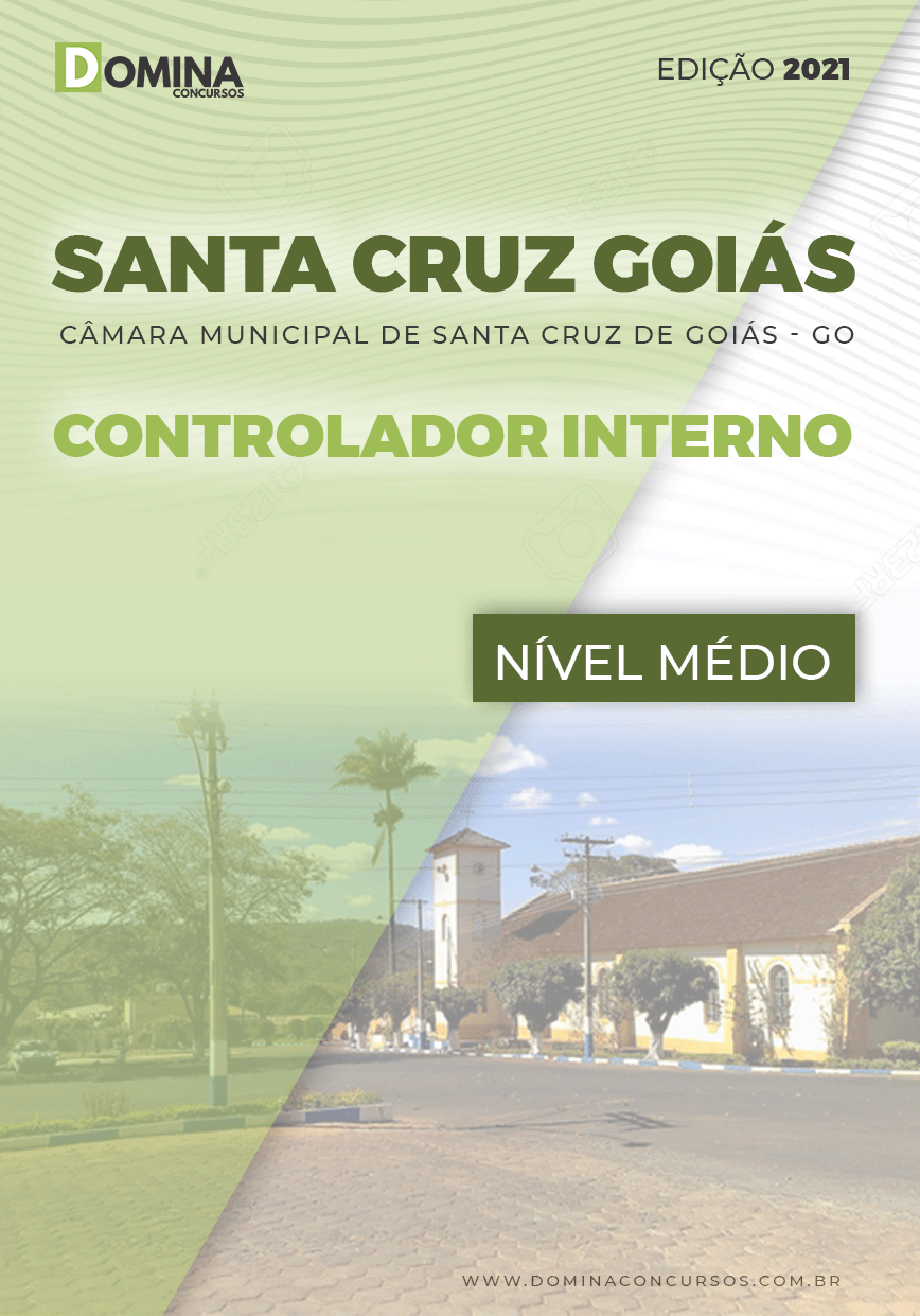 Apostila Câmara Santa Cruz de Goiás GO 2021 Controlador Interno