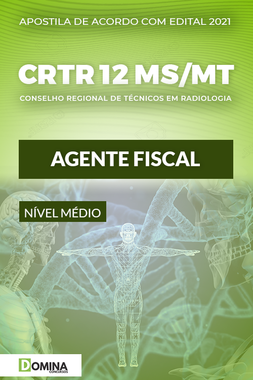 Apostila Concurso CRTR 12ª Região MS MT 2021 Agente Fiscal