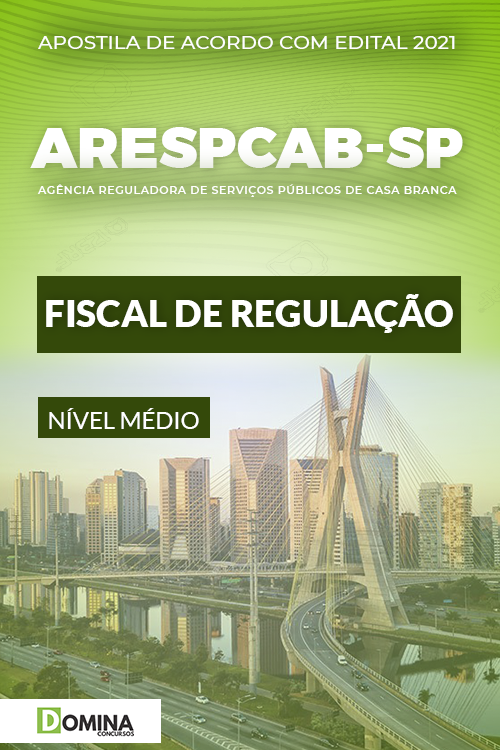 Apostila Concurso ARESPCAB SP 2021 Fiscal de Regulação