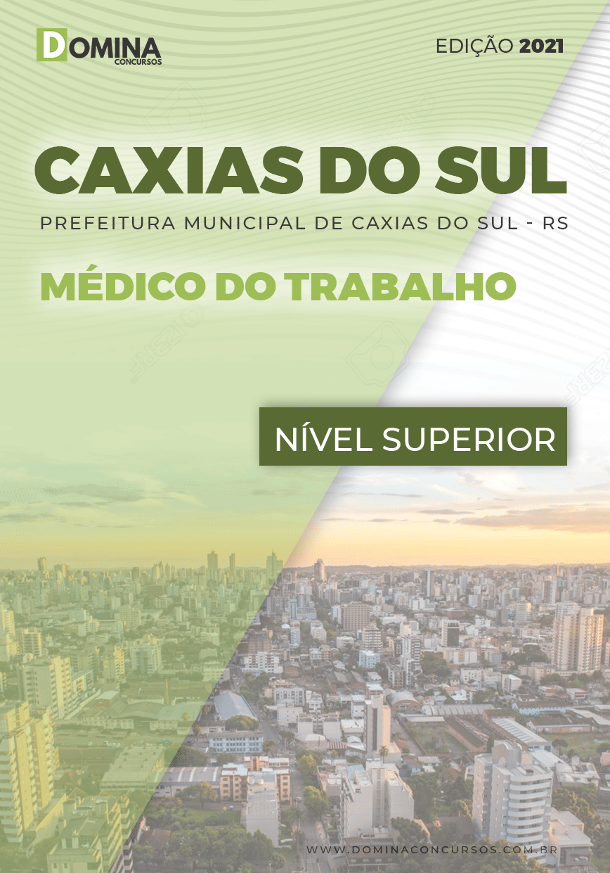 Apostila Pref Caxias do Sul RS 2021 Médico do Trabalho