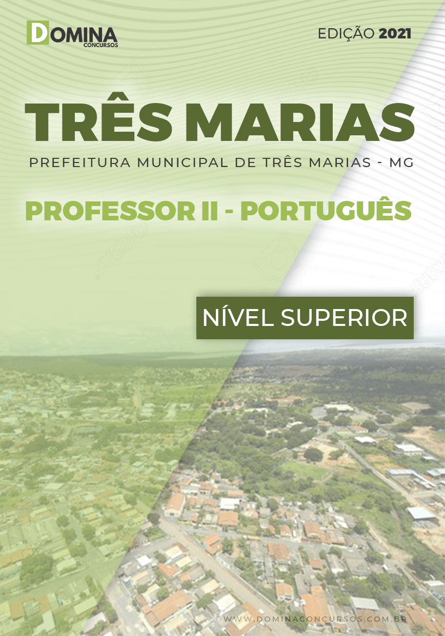 Apostila Concurso Pref Três Marias MG 2021 Professor II Português