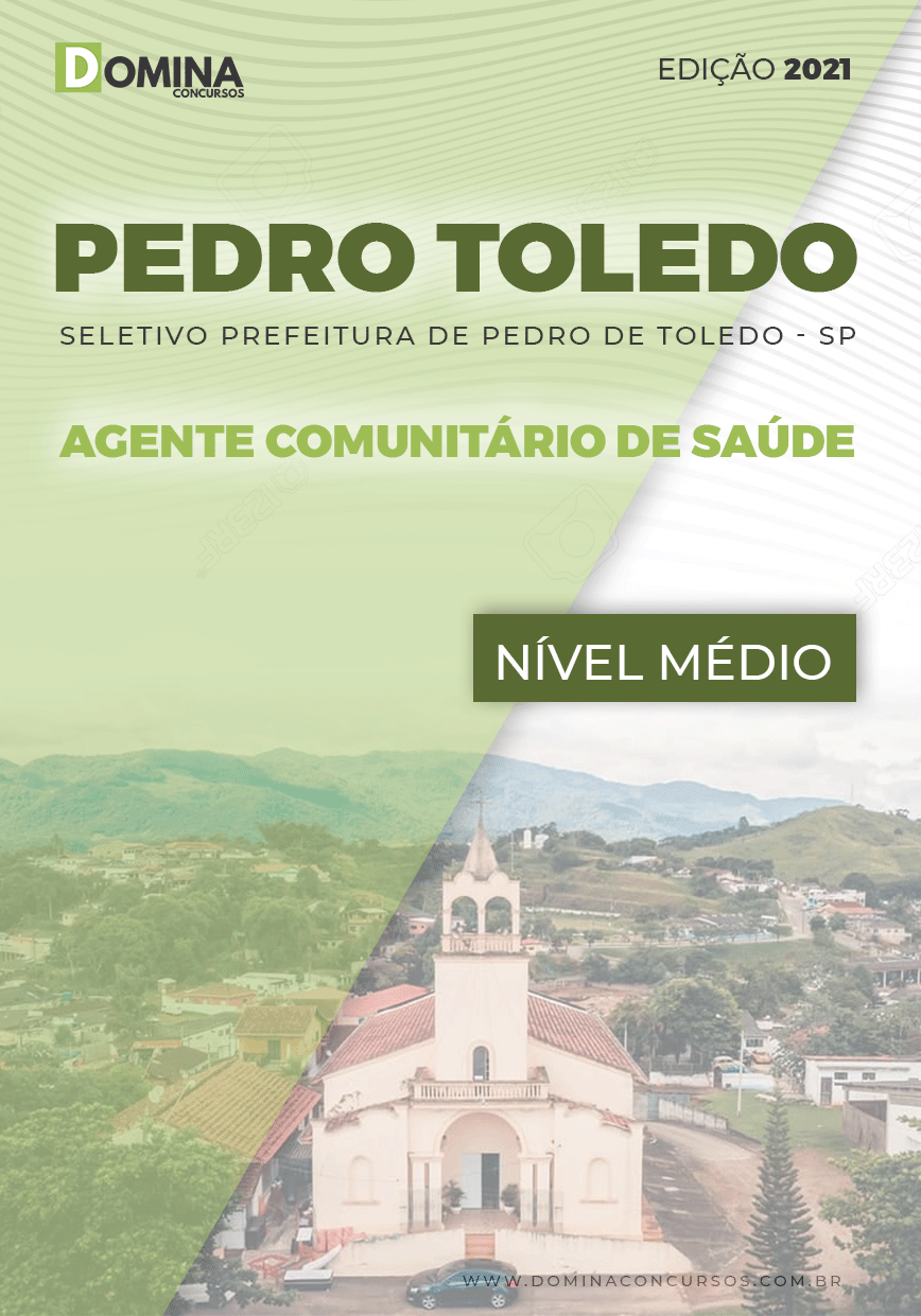 Apostila Pref Pedro Toledo SP 2021 Agt Comunitário de Saúde