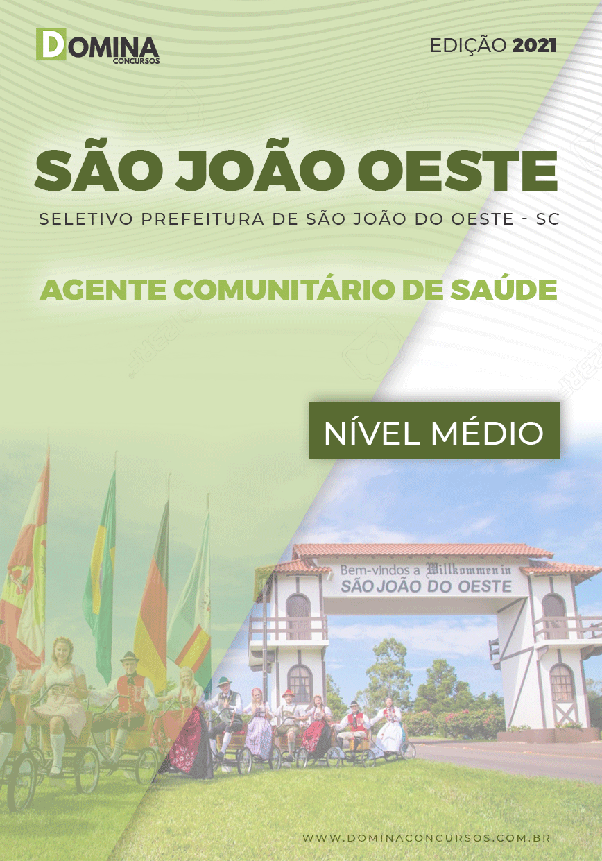 Apostila Pref São José Oeste SC 2021 Agt Comunitário Saúde