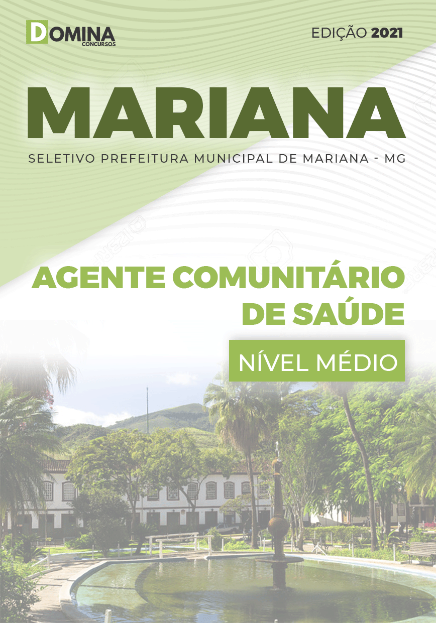 Apostila Pref Mariana MG 2021 Agente Comunitário de Saúde