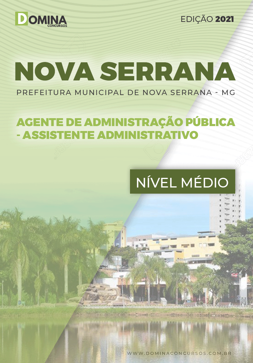 Apostila Pref Nova Serrana MG 2021 Assistente Administrativo
