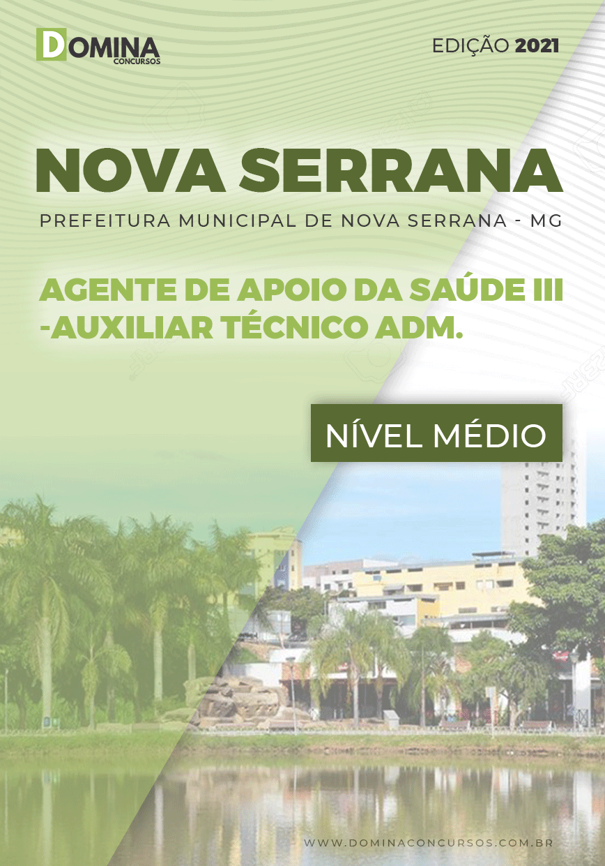 Apostila Pref Nova Serrana MG 2021 Auxiliar Técnico Administrativo